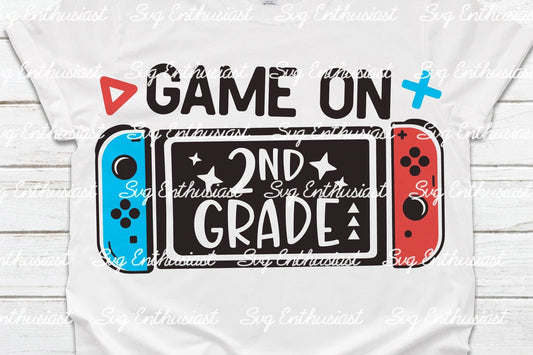 Game on 2nd Grade SVG PNG DXF