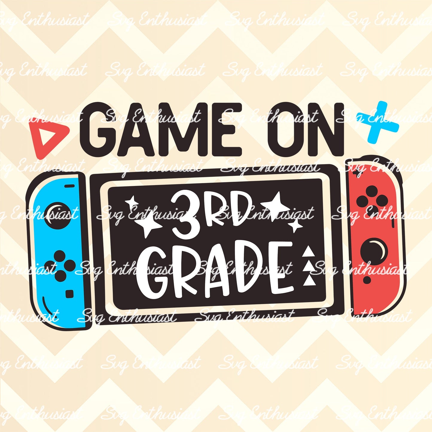 Game on 3rd Grade SVG PNG DXF