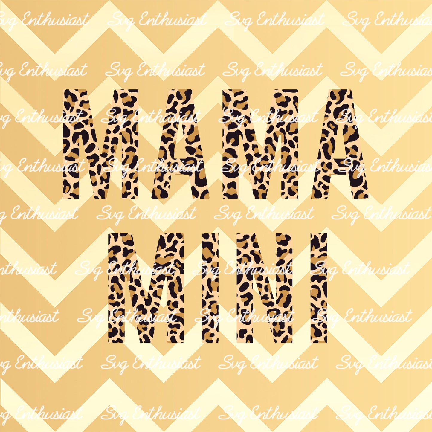 Leopard mama mini PNG sublimation