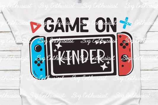 Game on Kinder SVG PNG DXF