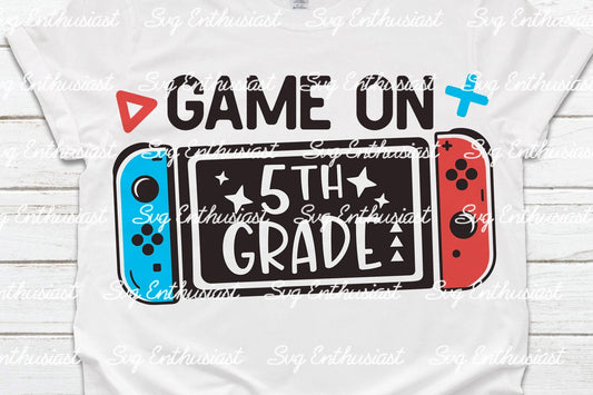 Game on 5th Grade SVG PNG DXF