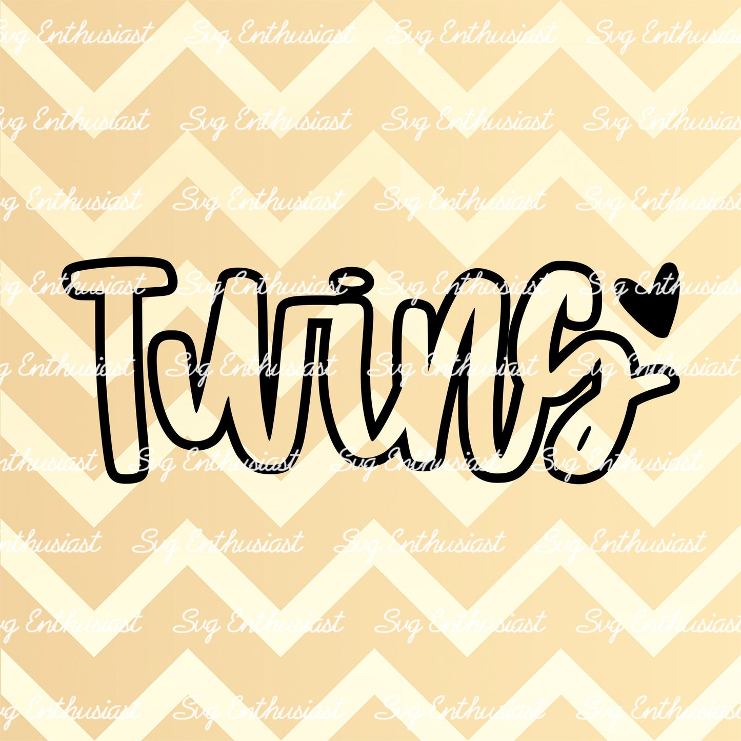 Twins SVG PNG DXF