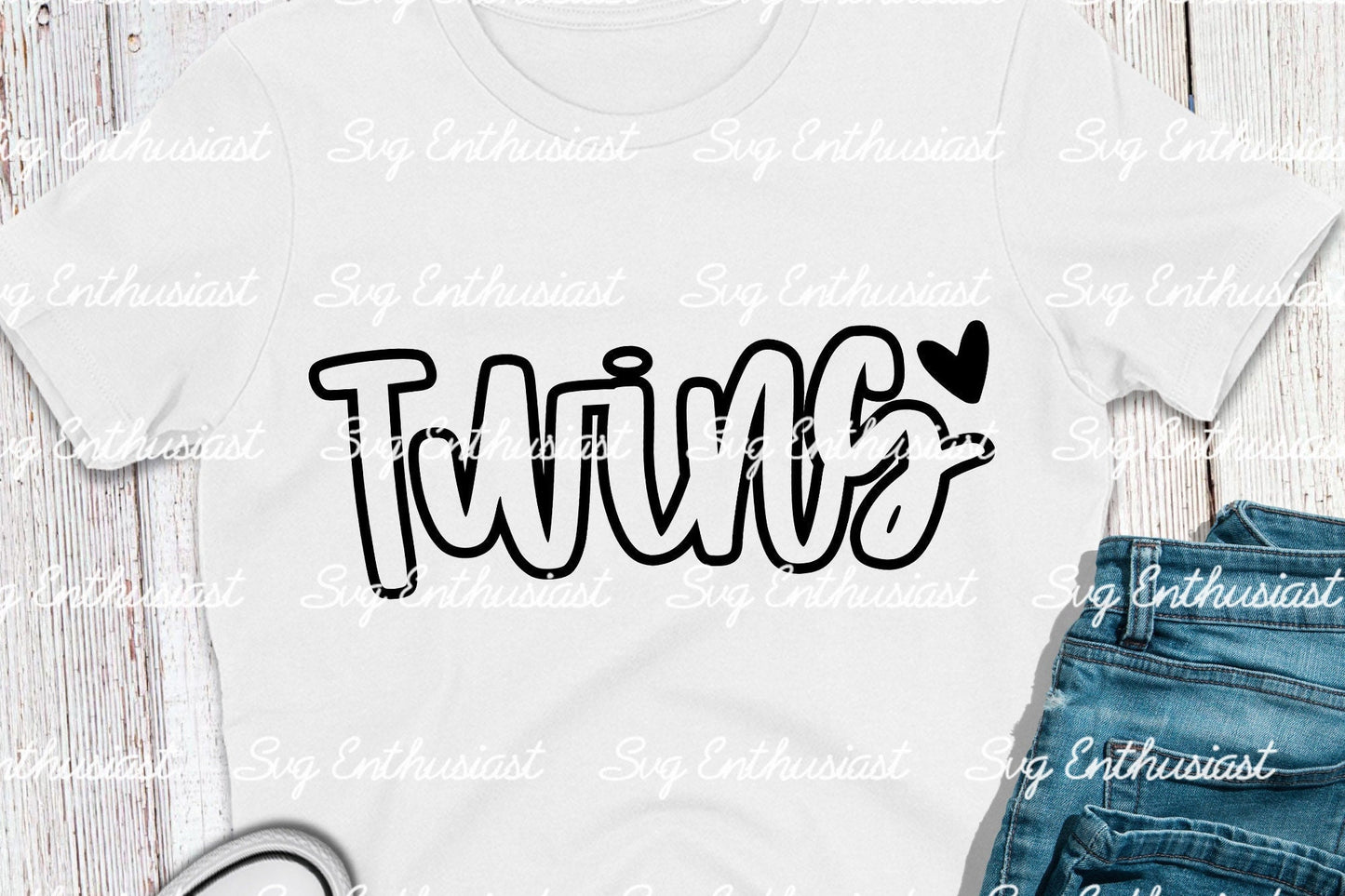 Twins SVG PNG DXF