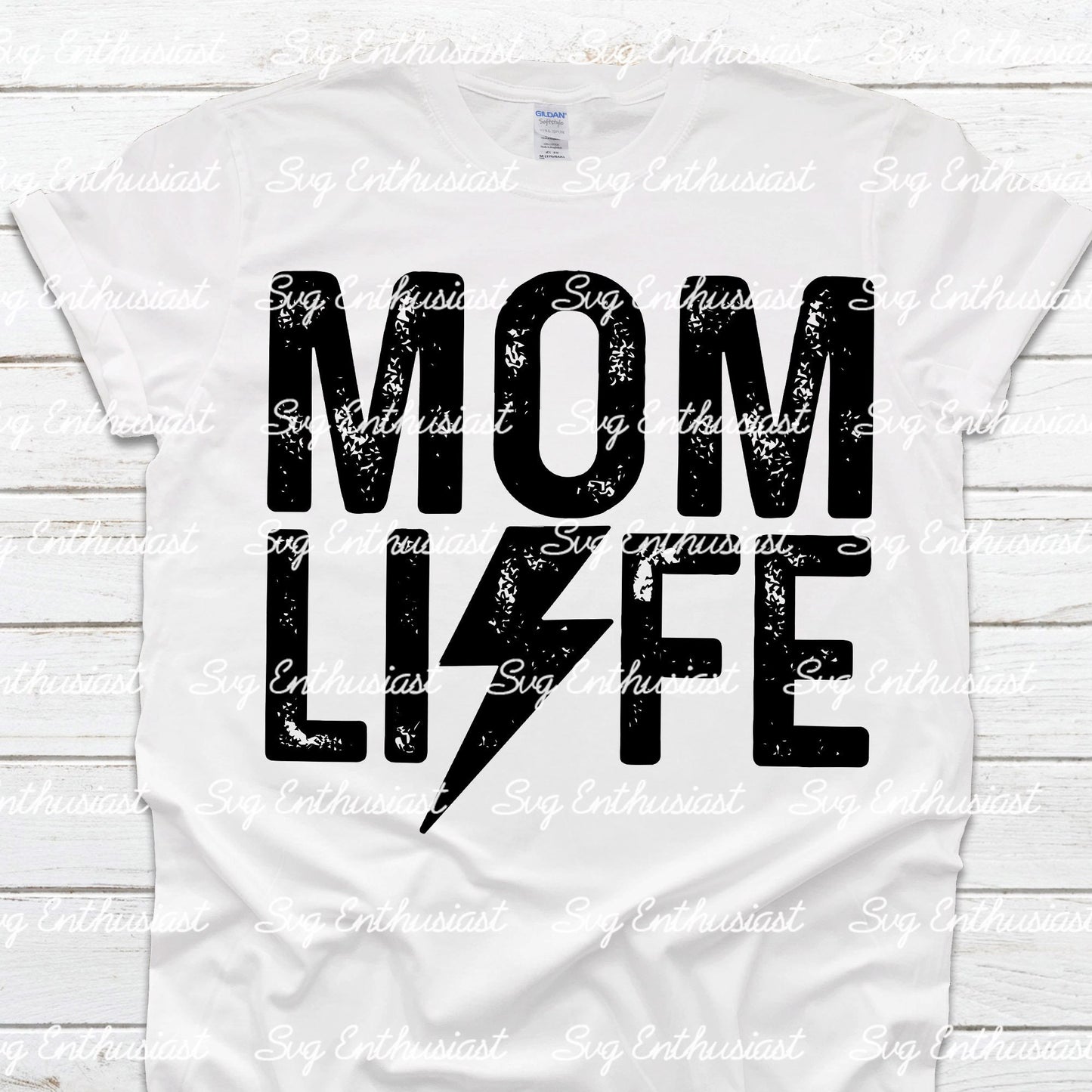 Mom life lightning bolt SVG PNG DXF