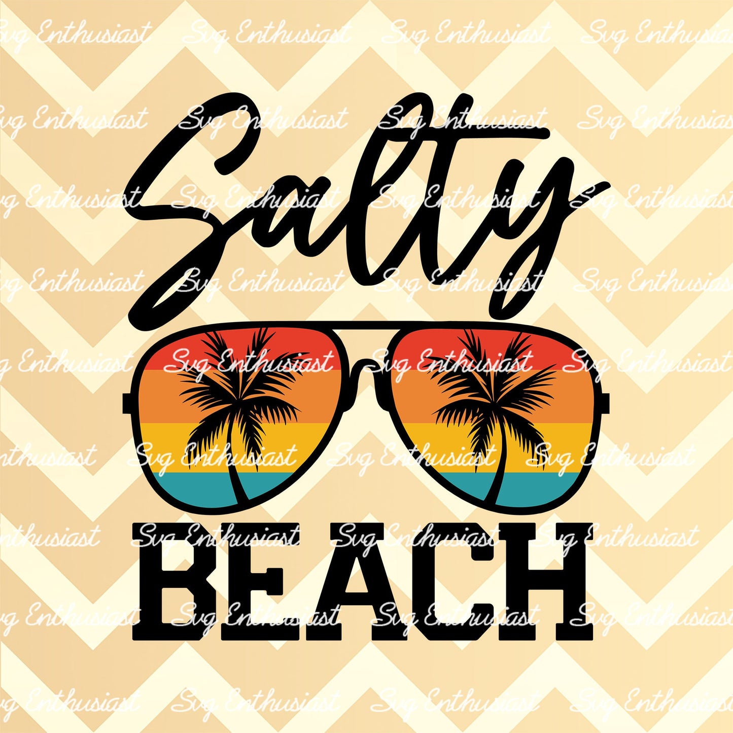 Salty beach SVG PNG DXF