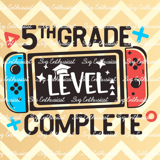 5th Grade level complete SVG PNG DXF