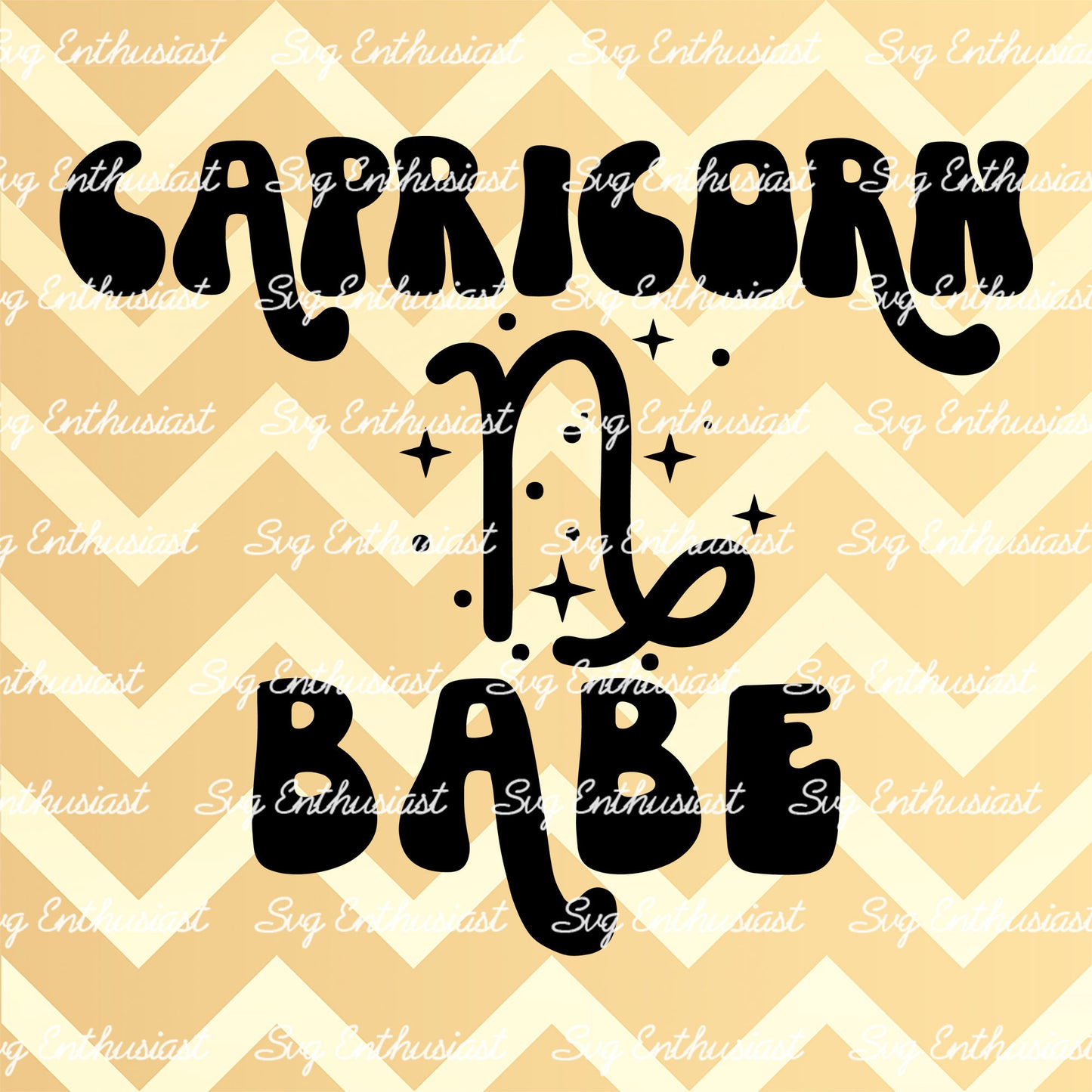 Capricorn babe SVG PNG DXF