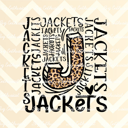 Jackets Typography PNG sublimation