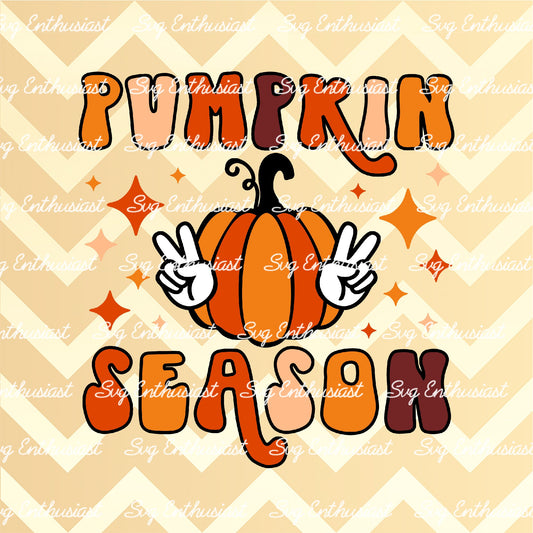 Pumpkin season SVG PNG DXF