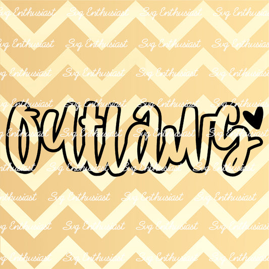 Outlaws SVG PNG DXF