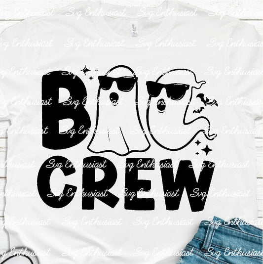 Boo crew SVG PNG DXF