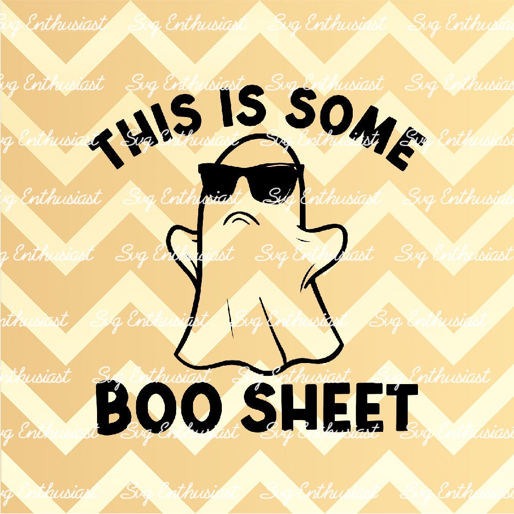 This is some boo sheet SVG PNG DXF