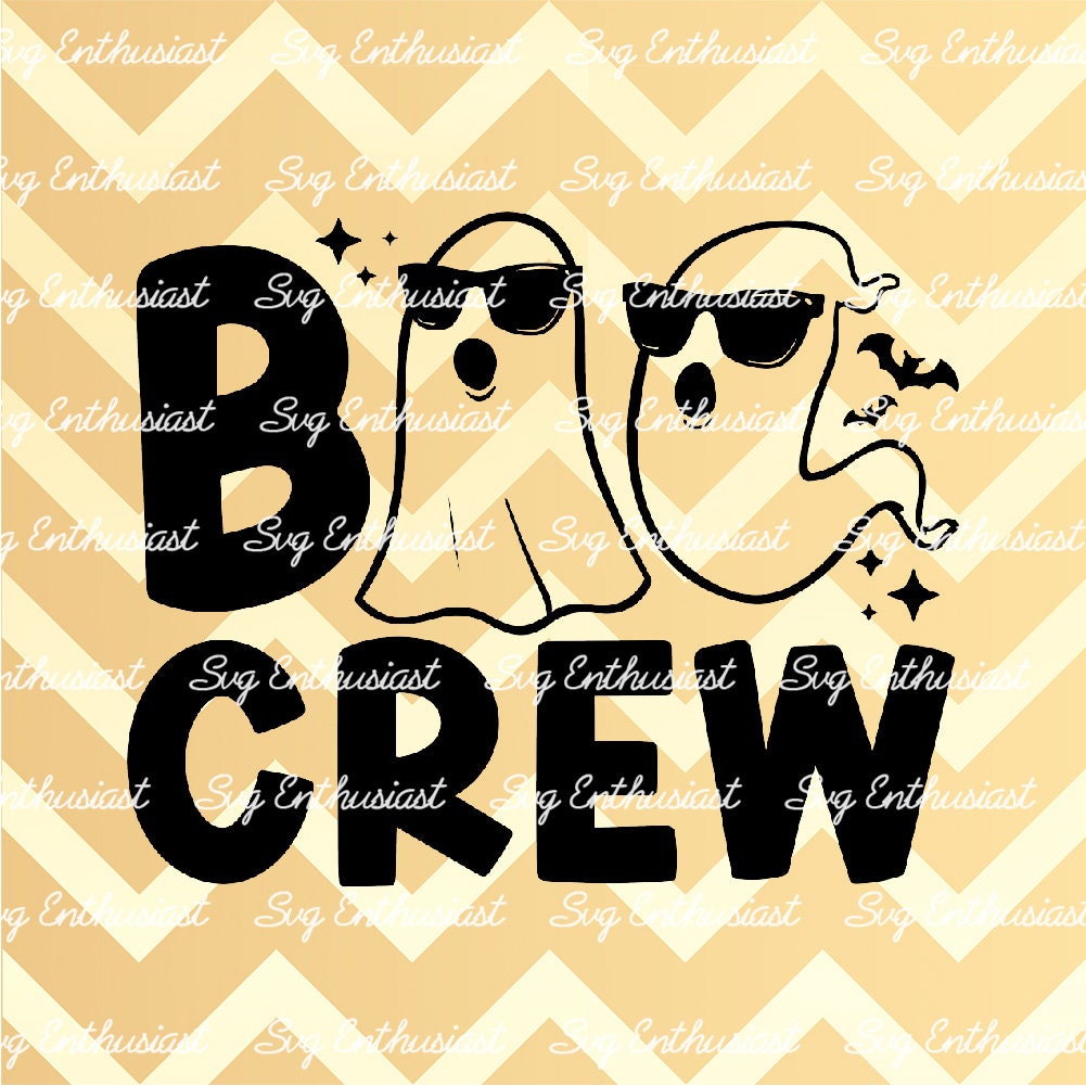 Boo crew SVG PNG DXF