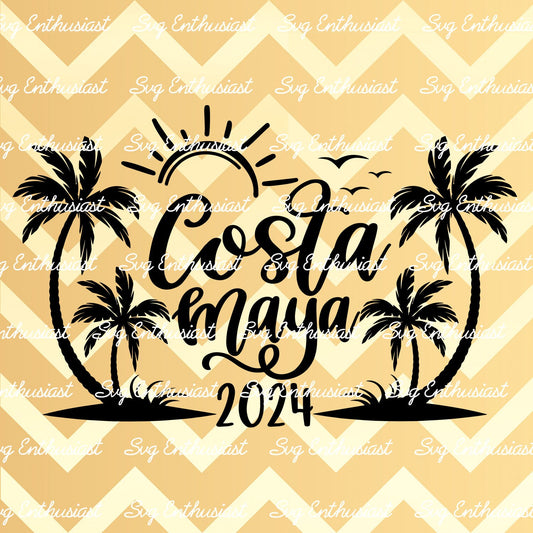 Costa Maya 2025 SVG PNG DXF