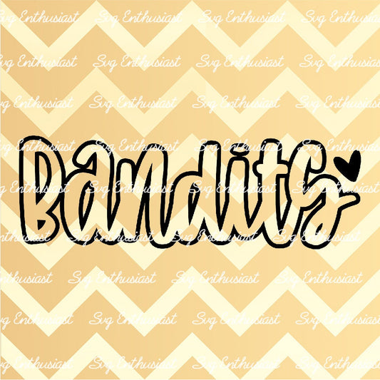 Bandits SVG PNG DXF