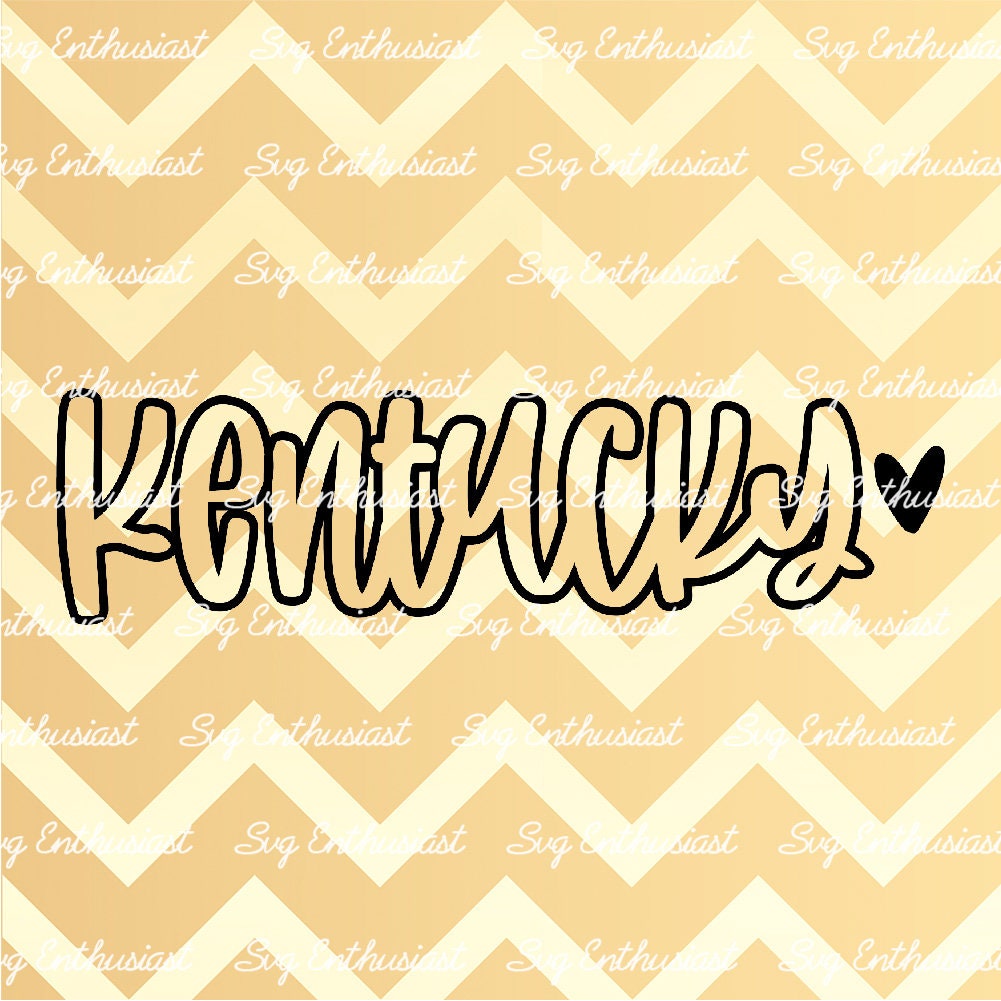 Kentucky SVG PNG DXF