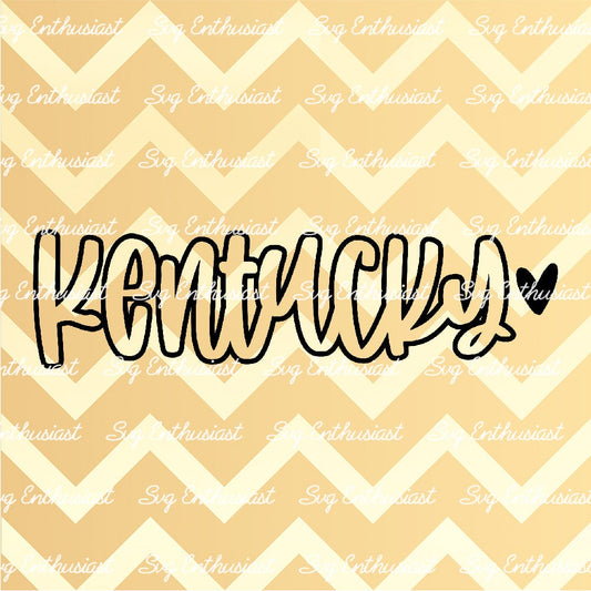 Kentucky SVG PNG DXF