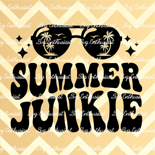 Summer junkie SVG PNG DXF