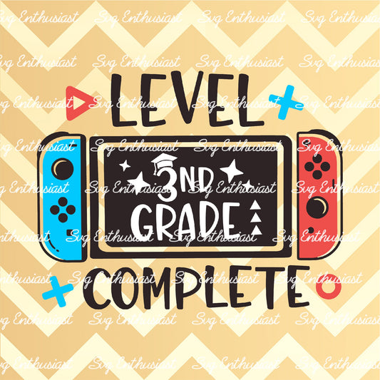 3rd grade level complete SVG PNG DXF