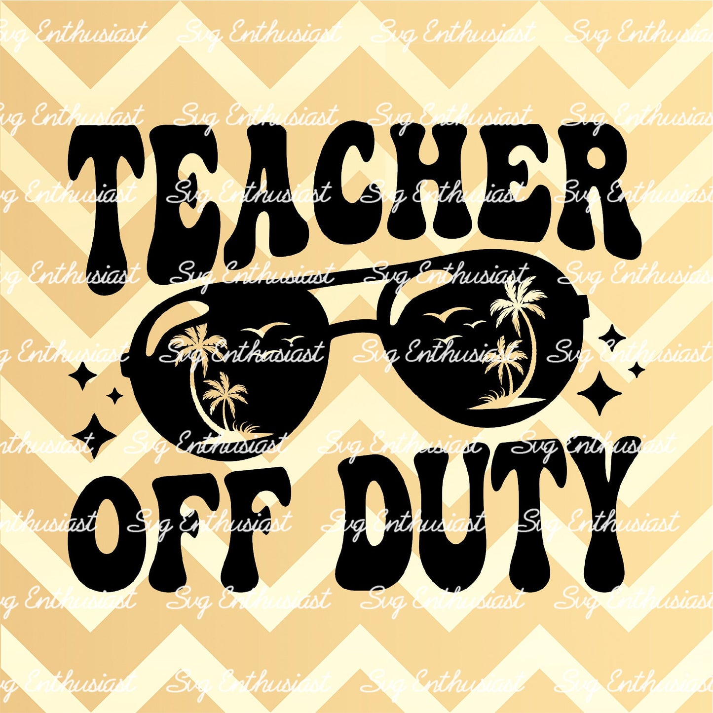 Teacher off duty SVG PNG DXF