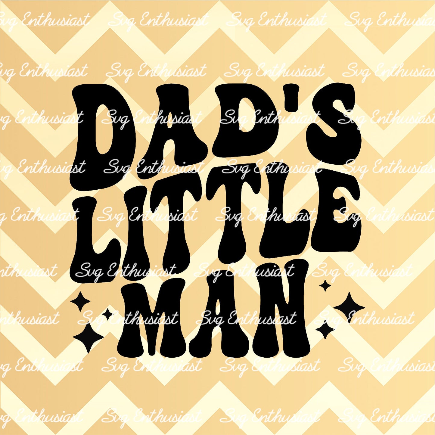 Dad's little man SVG PNG DXF