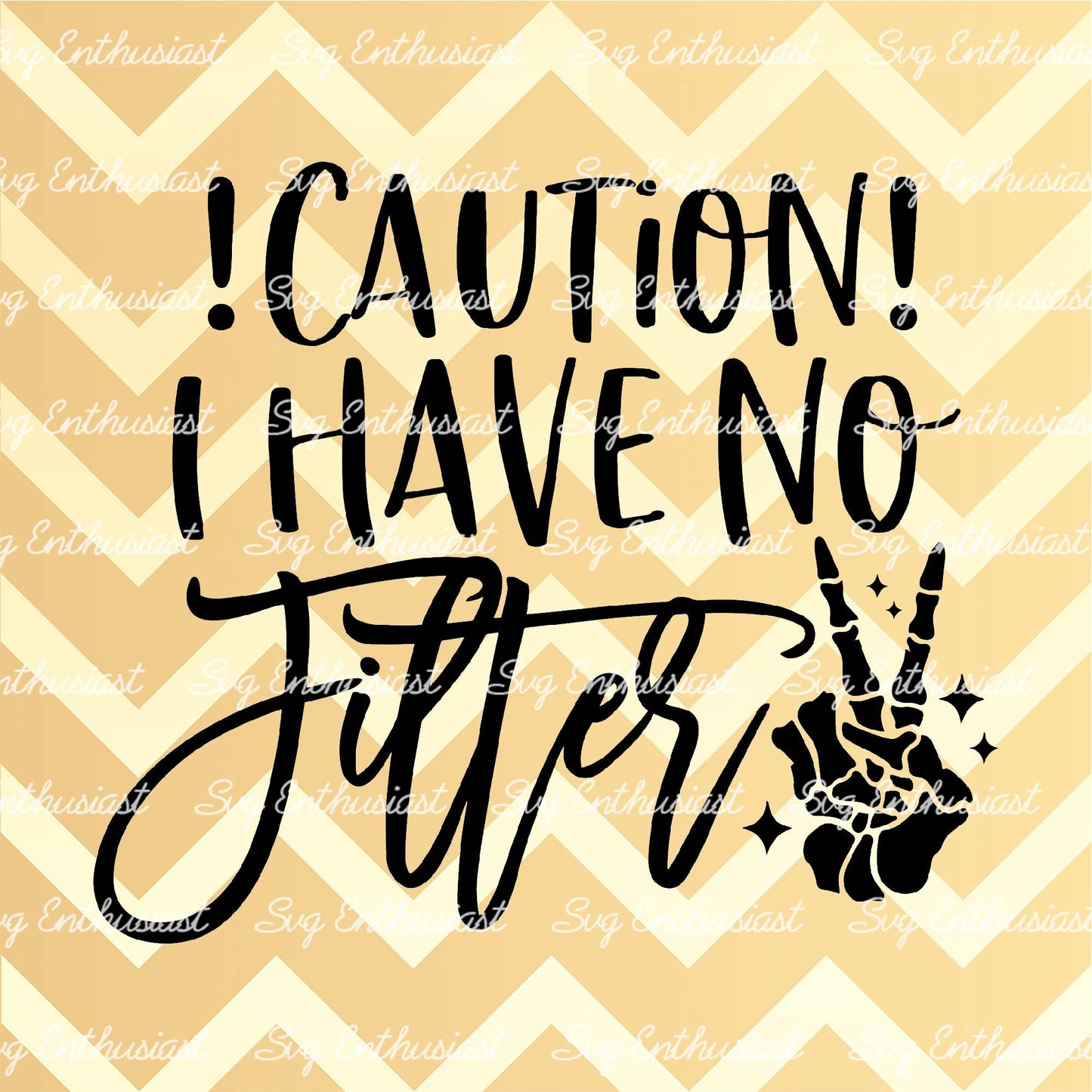 Caution I have no filter SVG PNG DXF