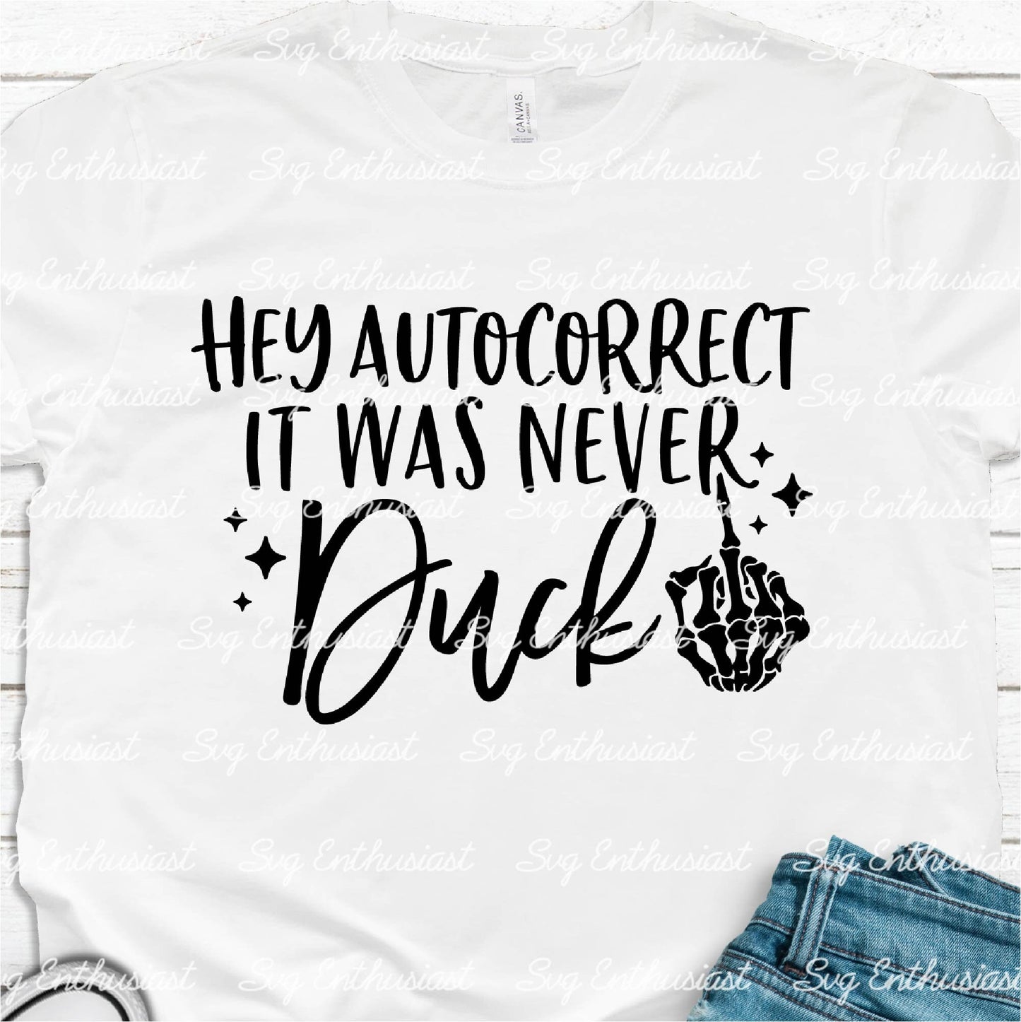 Hey autocorrect it was never duck SVG PNG DXF