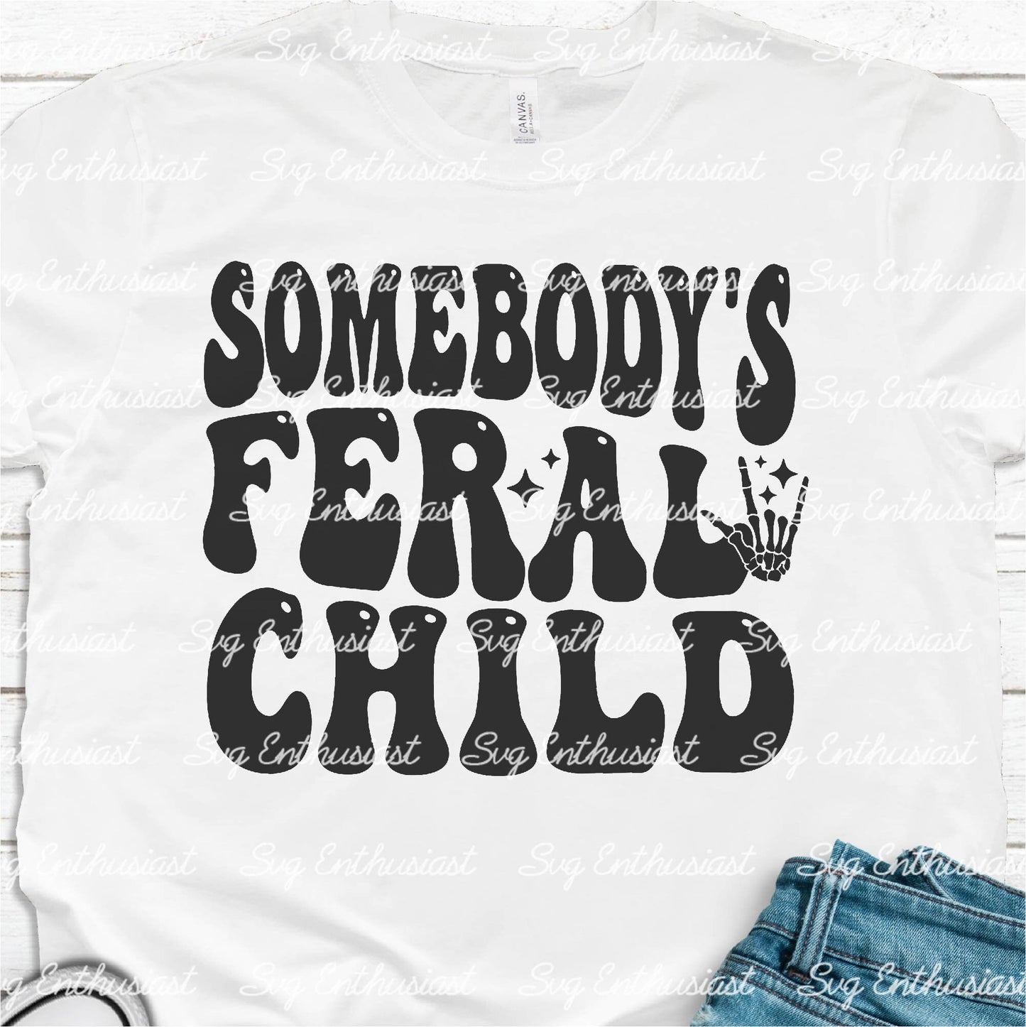 Somebody's feral child SVG PNG DXF