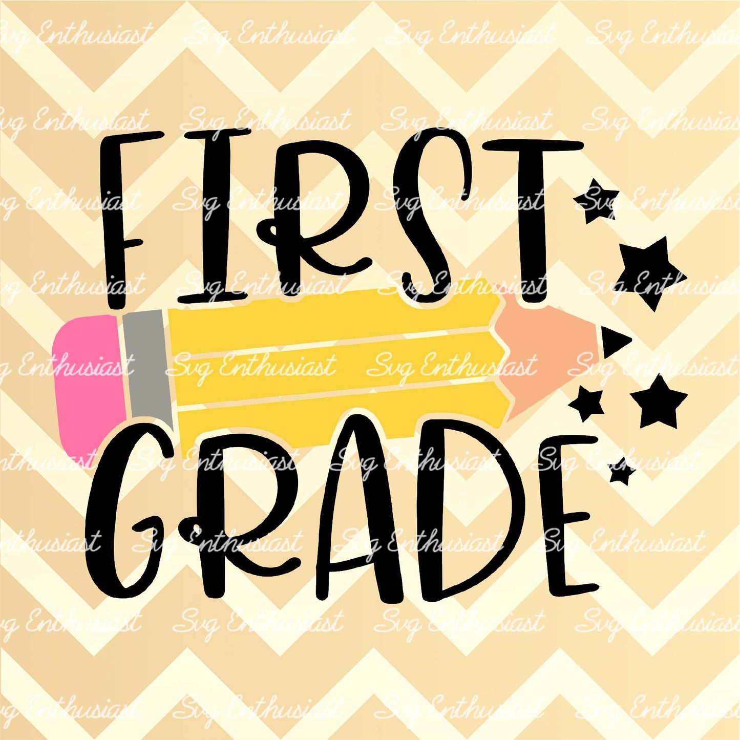 First Grade SVG PNG DXF