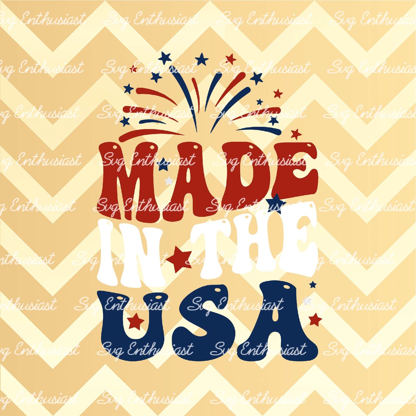 Made in the USA SVG PNG DXF