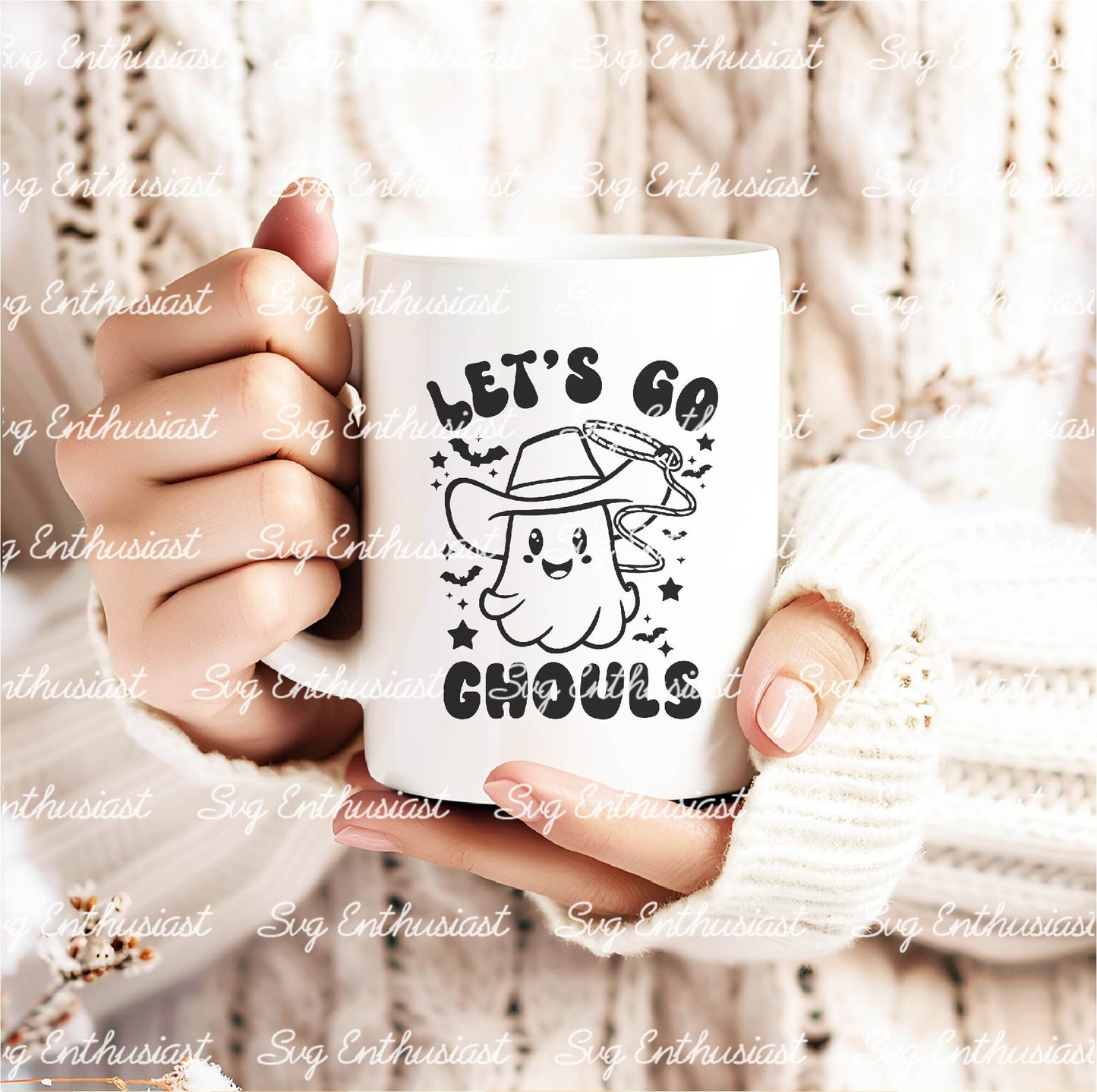 Let's go ghouls SVG PNG DXF