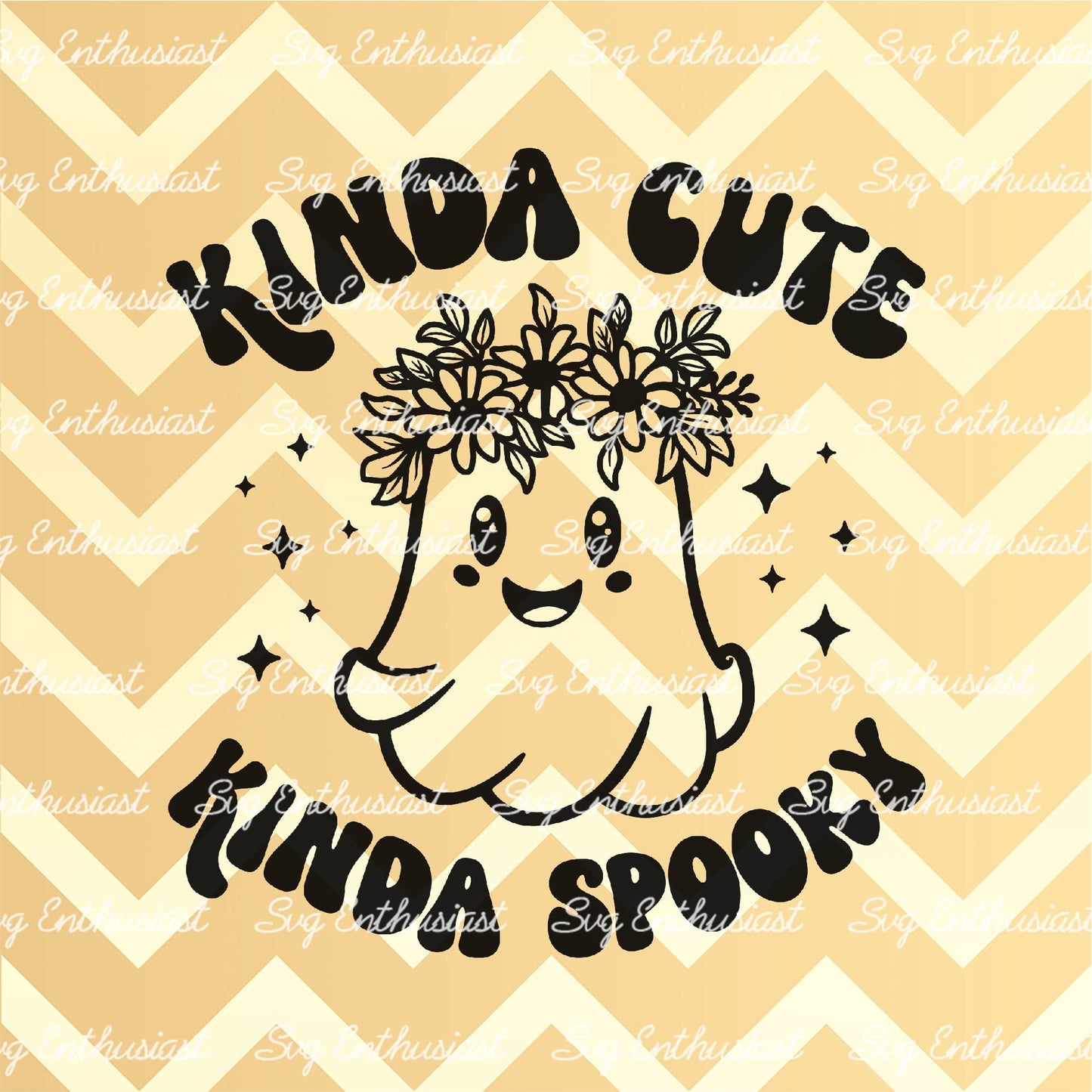 Kinda cute kinda spooky SVG PNG DXF