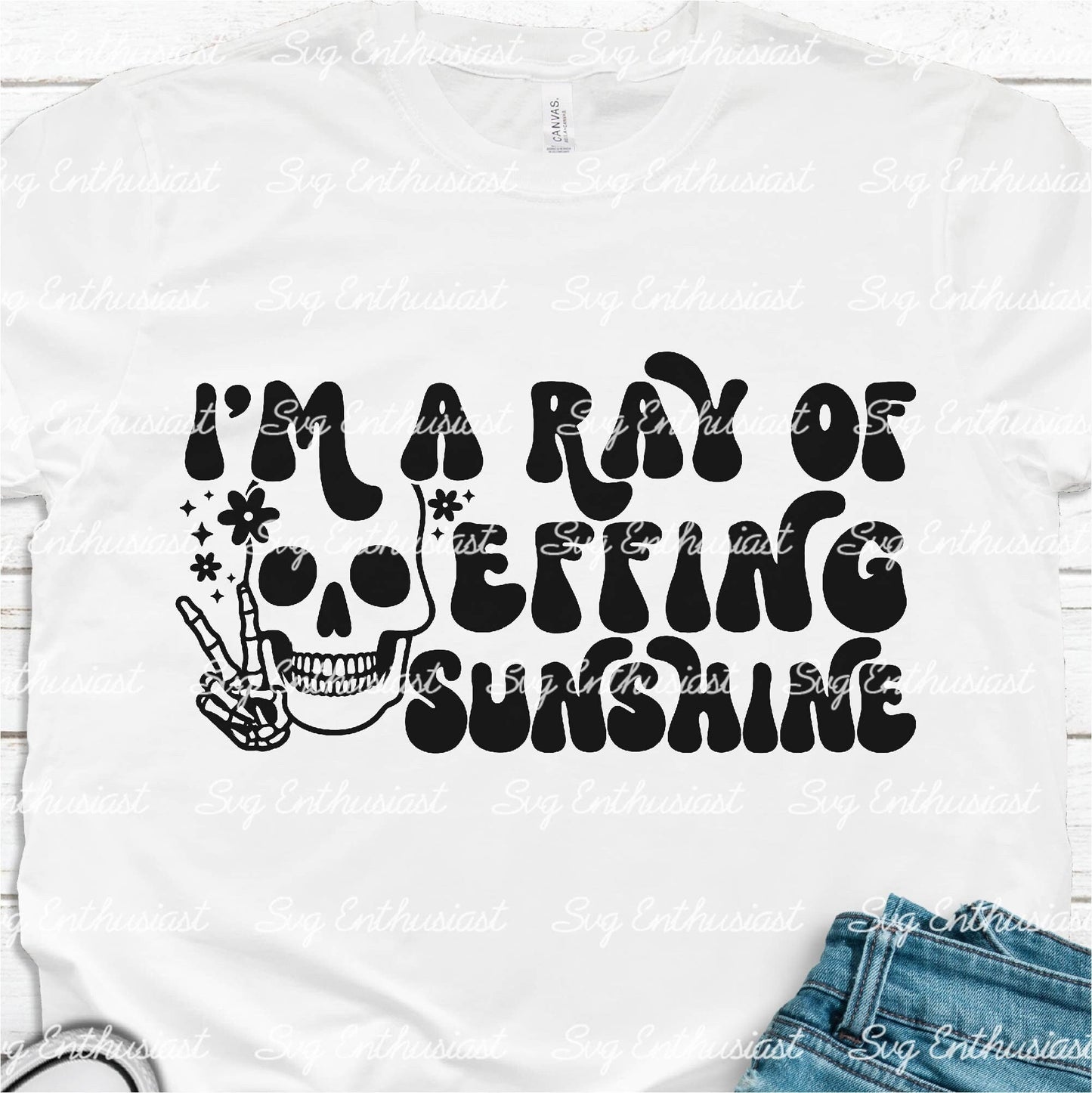 I'm a ray of effing sunshine SVG PNG DXF