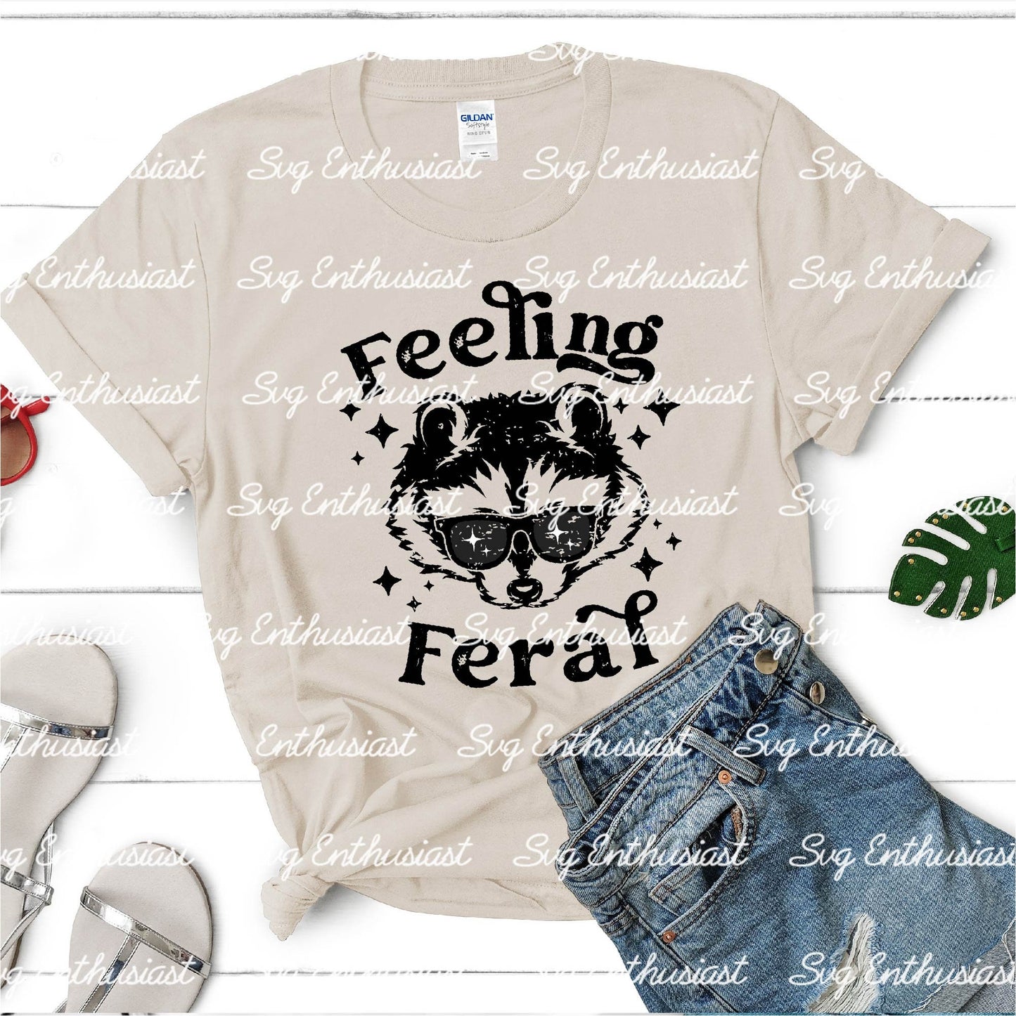 Feeling feral SVG PNG DXF