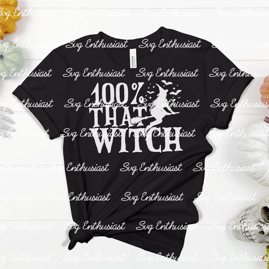 100% that witch SVG PNG DXF