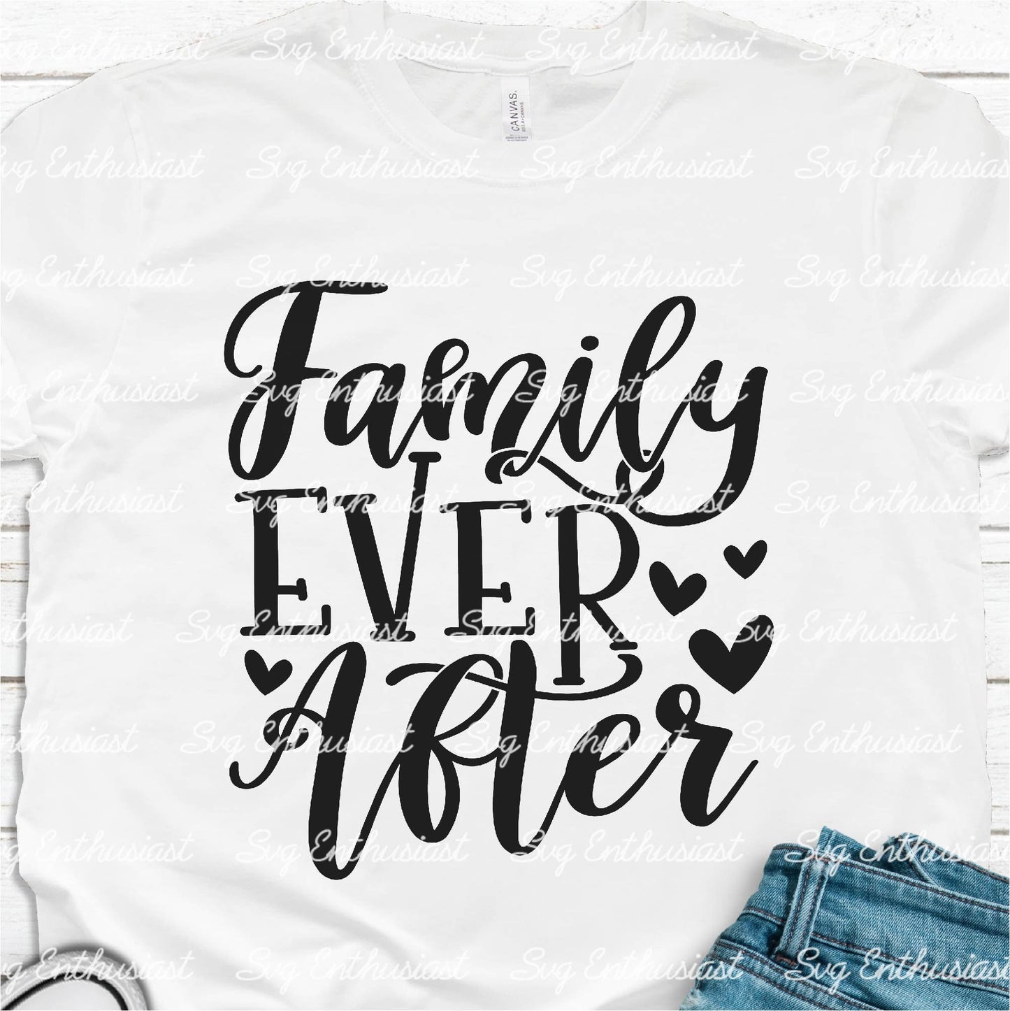 Family ever after SVG PNG DXF