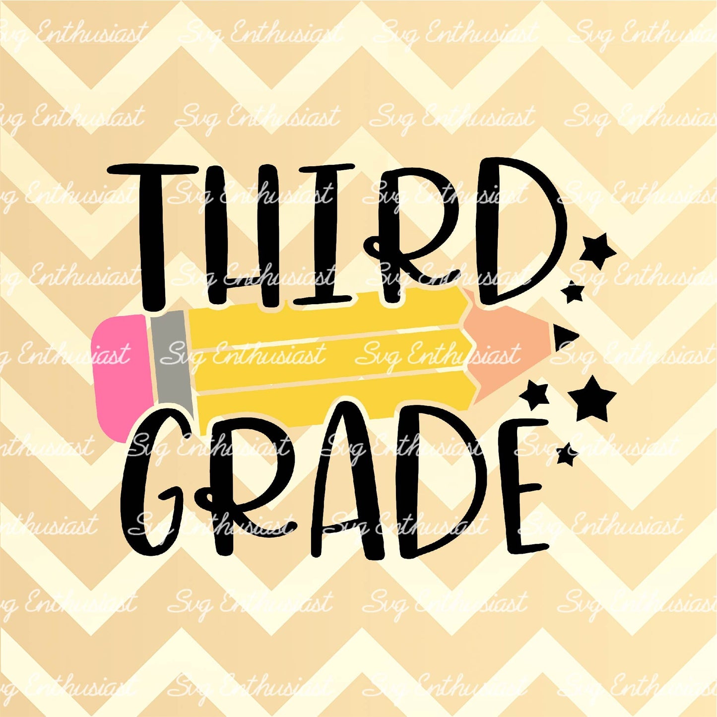 Third Grade SVG PNG DXF