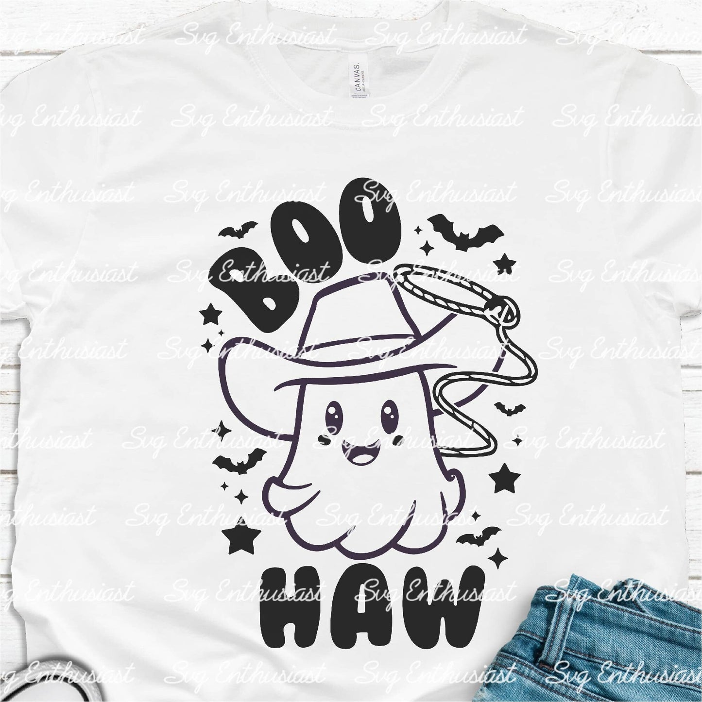 Boo haw SVG PNG DXF