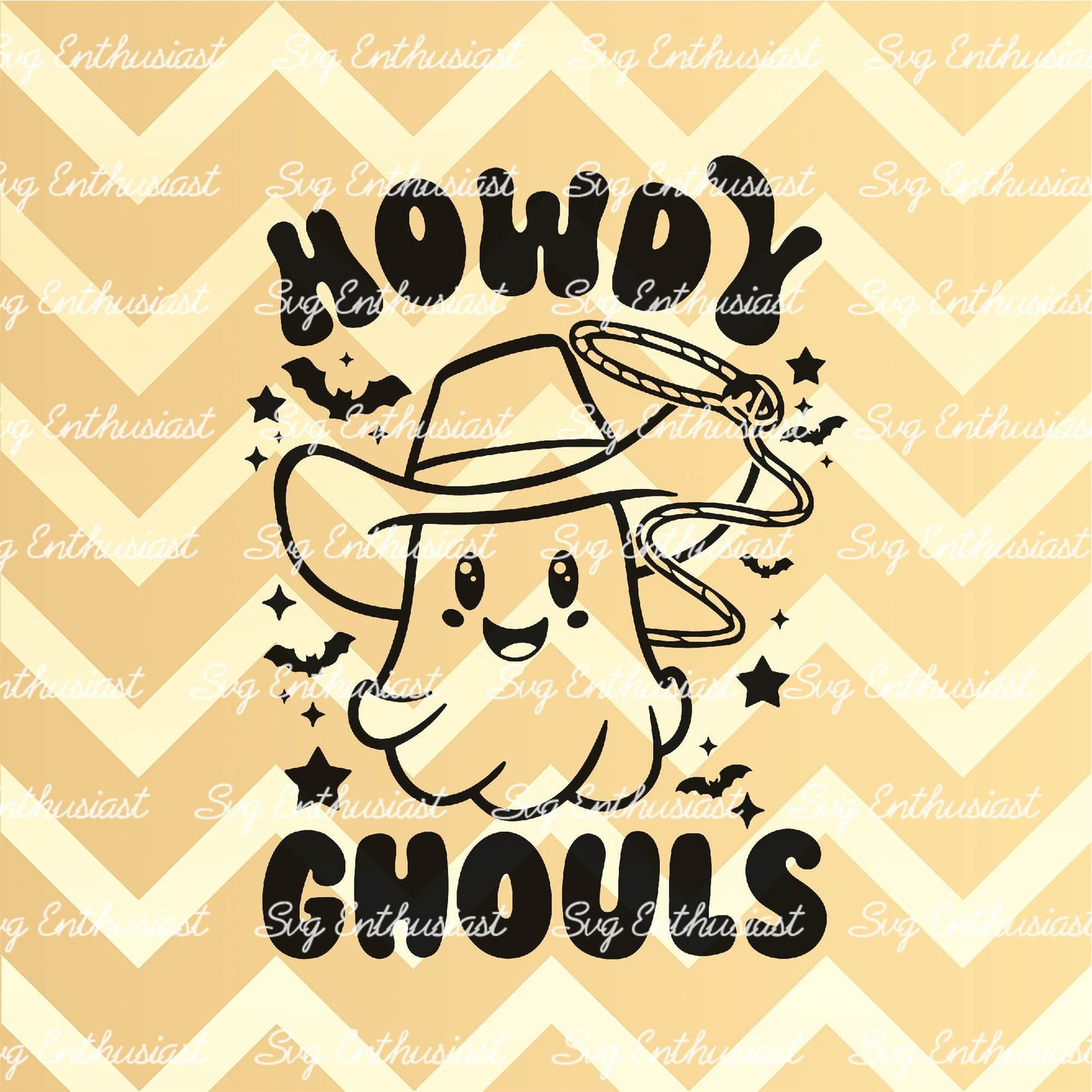 Howdy ghouls SVG PNG DXF