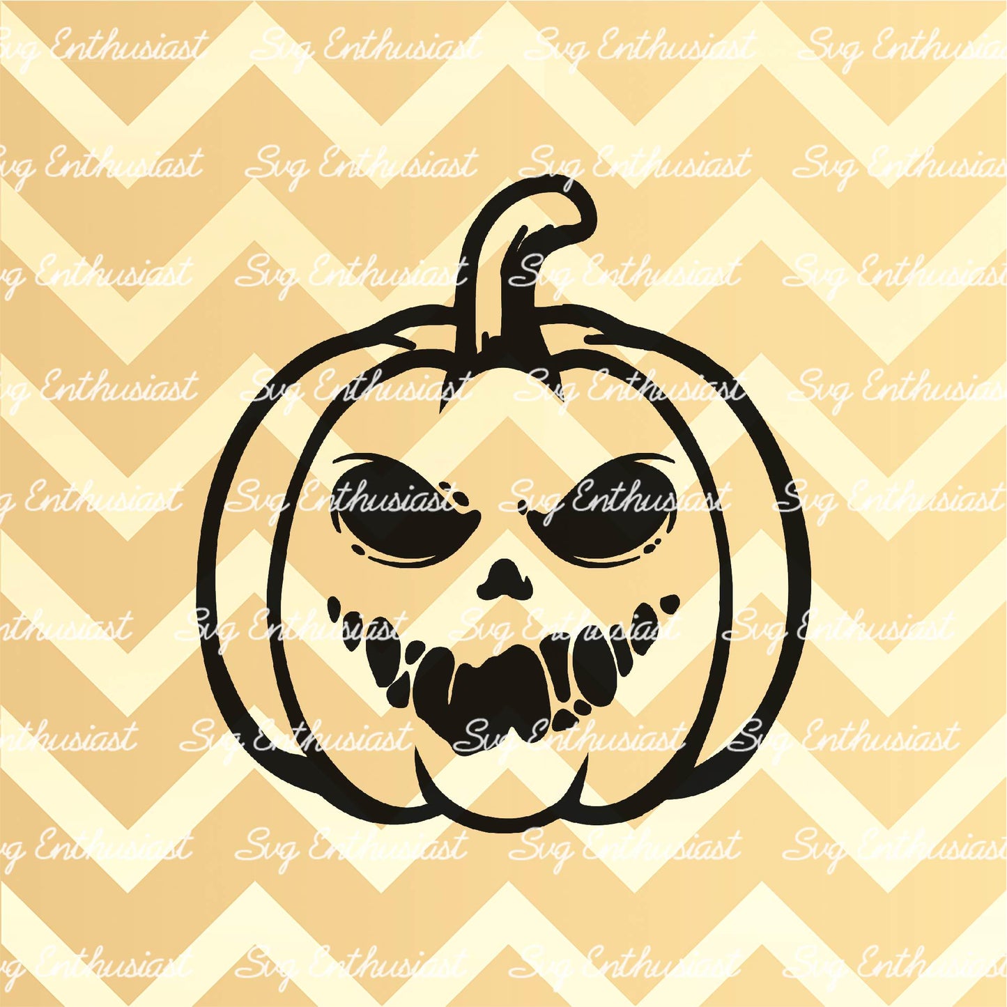 Spooky pumpkin SVG PNG DXF