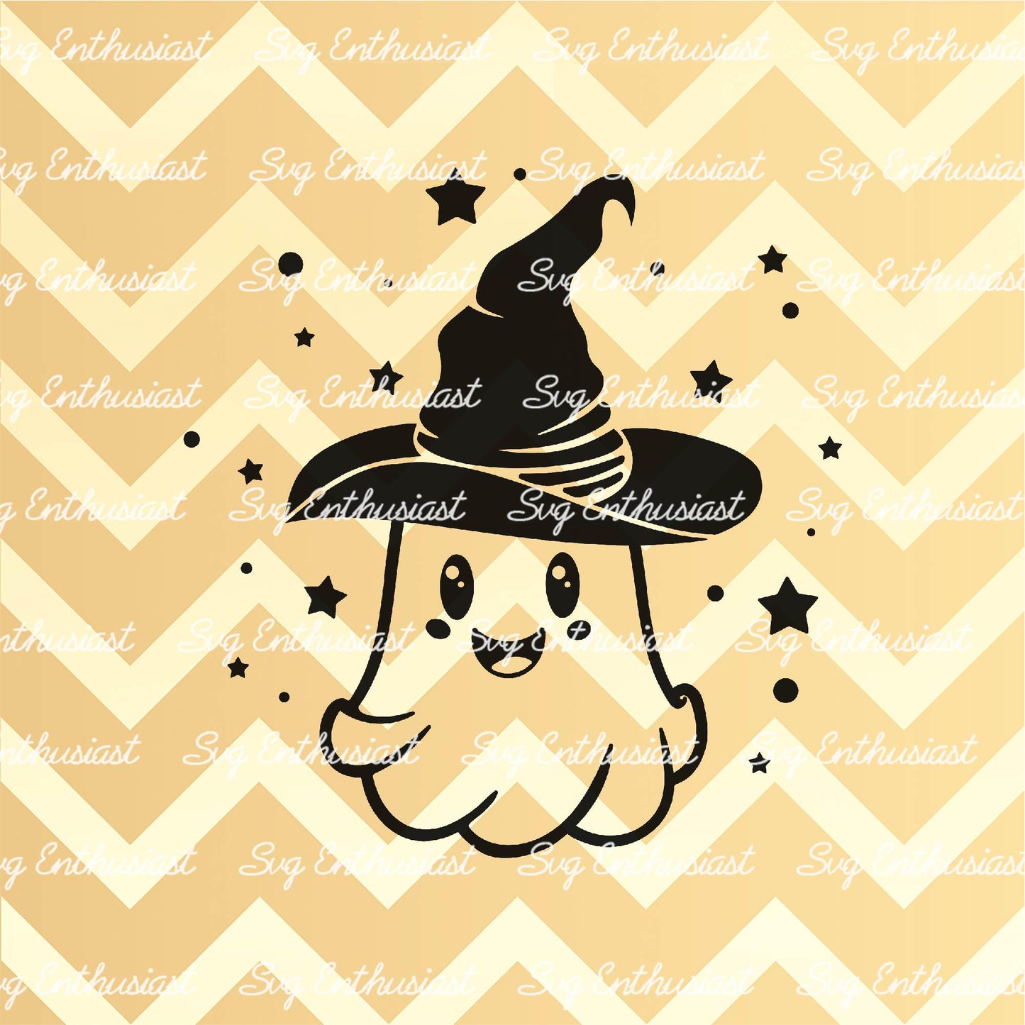 Witch ghost SVG PNG DXF