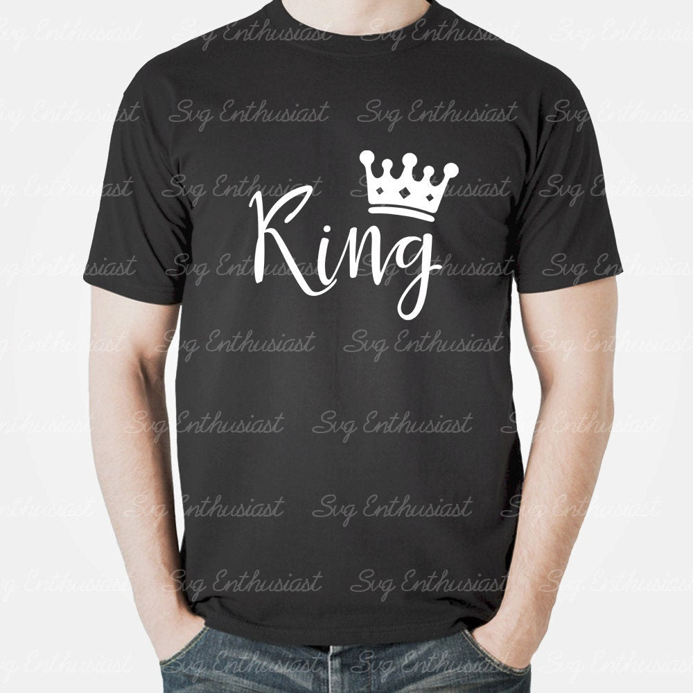 King Queen SVG PNG DXF