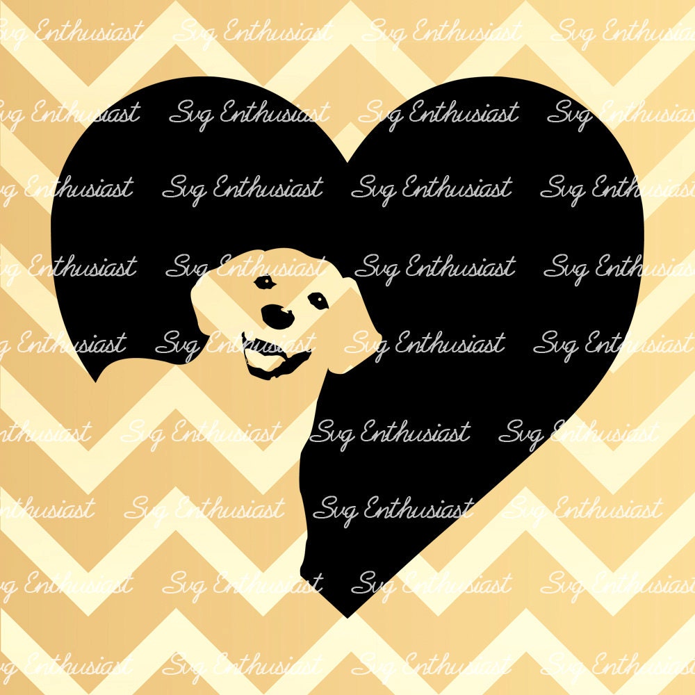 Dog Heart SVG PNG DXF